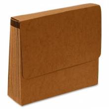AbilityOne 7520014376369 SKILCRAFT Expanding 1-31 File Pockets - Letter - 8.5" x 11" - 15" Expansion - 1 Each - Brown