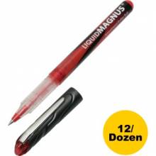AbilityOne 7520014940908 SKILCRAFT Free Ink Rollerball Pen - 0.5 mm Point Size - Red - 1 Dozen