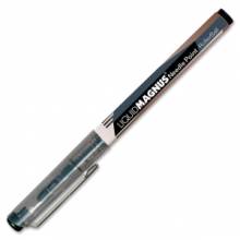 AbilityOne 7520015068494 SKILCRAFT Metal Clip Rollerball Pen - Micro Point Type - 0.5 mm Point Size - Needle Point Style - Black Pigment-based Ink - 1 Dozen