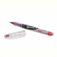 AbilityOne 7520015194375 SKILCRAFT Liquid Impression Marker - Red Ink - Translucent Barrel - 12 / Dozen
