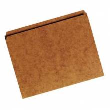 AbilityOne 7530002223443 SKILCRAFT Heavy-Duty Kraft Paperboard File Folder - Letter - 8 1/2" x 11" Sheet Size - 3/4" Expansion - 17 pt. Folder Thickness - Kraft - Brown - 100 / Box