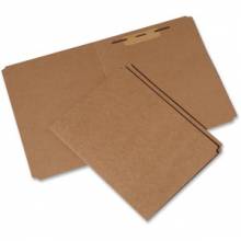 AbilityOne 7530009268978 SKILCRAFT Heavy-Duty Kraft Paperboard File Folder - Letter - 8 1/2" x 11" Sheet Size - 3/4" Expansion - 1 1/2" Fastener Capacity - 17 pt. Folder Thickness - Kraft - Brown - 100 / Box