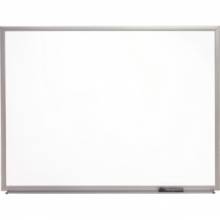 AbilityOne 7110015550292 SKILCRAFT Markerboard - 24" x 18" - Anodized Aluminum Frame - White