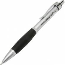 AbilityOne 7520015654873 SKILCRAFT Precision 305 Mechanical Pencil - 0.7 mm Lead Diameter - Silver Metal, Black Barrel - 6 / Pack