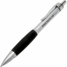 AbilityOne 7520015654875 SKILCRAFT Precision 305 Mechanical Pencil - 0.5 mm Lead Diameter - Silver Metal, Black Barrel - 6 / Pack