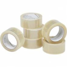 AbilityOne 7510015796874 SKILCRAFT 7510-01-579-6874 Packaging Tape - 2" Width x 55 yd Length - Polypropylene - 3.10 mil - Acrylic Backing - 6 / Pack - Clear