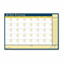 AbilityOne 7520012074057 SKILCRAFT 7520-01-207-4057 Flexible Planner - Daily - 36" x 24" - Paper - White