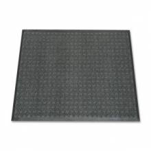 AbilityOne 7220015826224 SKILCRAFT 7220-01-582-6224 Scraper/Wiper Entry Mat - Floor - 60" Length x 36" Width x 0.37" Thickness - Vinyl - Gray