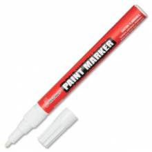 AbilityOne 7520012074159 SKILCRAFT Paint Marker - Fine Point Type - Bullet Point Style - Assorted - White Barrel - 1 Dozen