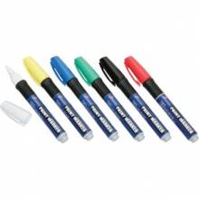 AbilityOne 7520012074167 SKILCRAFT Paint Marker - Medium Point Type - Bullet Point Style - Assorted Oil Based Ink - 6 / Set