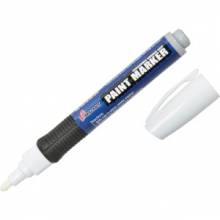 AbilityOne 7520015889102 SKILCRAFT Oil-based Paint Markers - Medium Point Type - Bullet Point Style - White Oil Based Ink - 6 / Pack