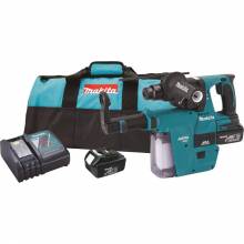 Makita XRH011X 18V LXT® Lithium-Ion Brushless Cordless 1 in. Rotary Hammer Kit, Accepts SDS-Plus Bits, w/ HEPA Vacuum Attachment