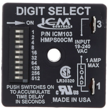 ICM Controls ICM103B Delay On Make Relays Time (Switch Selectable Time Delay)