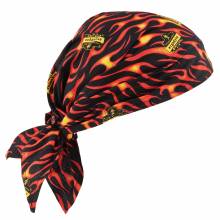 Chill-Its 6710  Flames Evaporative Cooling Triangle Hat