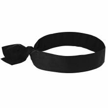 Chill-Its 6700  Black Evap. Cooling Bandana - Polymer Crystals - Tie