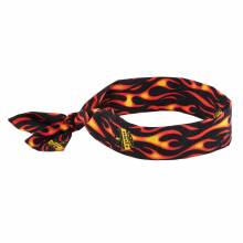 Chill-Its 6700  Flames Evap. Cooling Bandana - Polymer Crystals - Tie