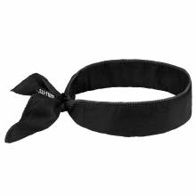 Chill-Its 6702  Black Evap. Cooling Bandana - Embedded Polymers - Tie