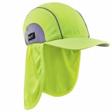 Chill-Its 6650  Lime High Performance Hat w/ Neck Shade