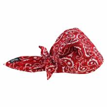 Chill-Its 6710CT  Red Western Evap. Cooling Triangle Hat w/CT