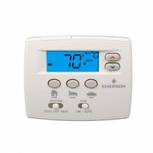 Non-Programmable, 1H/1C, Blue 2" Easy Set Thermostat