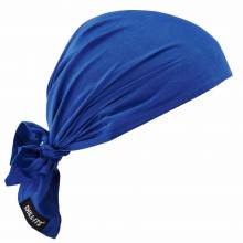 Chill-Its 6710CT  Solid Blue Evap. Cooling Triangle Hat w/CT