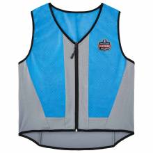 Chill-Its 6667 2XL Blue Wet Evaporative Cooling Vest - PVA
