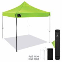 Shax 6000 Pallet of 20 Lime Heavy-Duty Pop-Up Tent - 10ft x 10ft