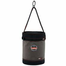 Arsenal 5960T L Gray Canvas Hoist Bucket with D-Rings and Top
