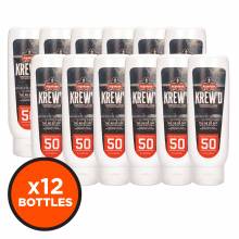 Krewd 6351 12-pack SPF 50 8oz - SPF 50 Sunscreen Lotion