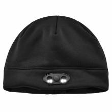 N-Ferno 6804  Black Skull Cap Beanie Hat with LED Lights