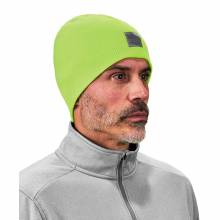 N-Ferno 6812  Lime Ribbed Knit Beanie