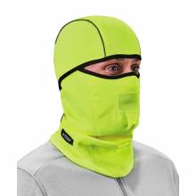 N-Ferno 6823  Lime Wind-proof Hinged Balaclava Face Mask