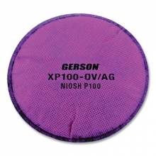 GERSON 316-XP100-OVAG P100 ORG VAPRO/ACID GASPART FIL PANCAKE STY(2 PR/1 PK)