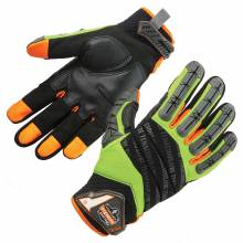 ProFlex 924 S Lime Hybrid Dorsal Impact-Reducing Gloves