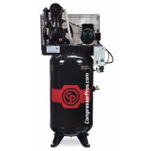 Chicago Pneumatic RCP-C583VS 5 HP 208-230 Volt Three Phase Two Stage Cast Iron 80 Gallon Vertical Air Compressor