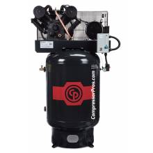 Chicago Pneumatic RCP-C10123VS 10 HP 208-230 Volt Three Phase Two Stage Cast Iron 120 Gallon Air Compressor