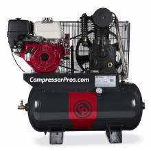Chicago Pneumatic RCP-C1130G 11 HP Honda Gasoline Driven Two Stage Cast Iron 30 Gallon Air Compressor