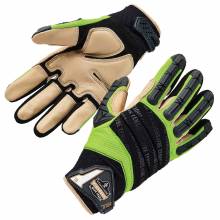 ProFlex 924LTR M Lime Leather-Reinforced Hybrid DIR Gloves