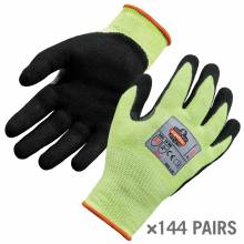 ProFlex 7041-Case 2XL Lime Hi-Vis Nitrile-Coated Level 4 Cut Gloves - Case