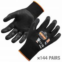 ProFlex 7001-Case S Black Abrasion Resistant Nitrile-Coated Gloves DSX Case