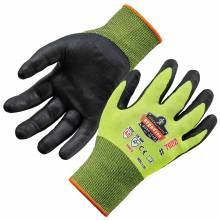 ProFlex 7022 S Lime Hi-Vis Nitrile-Coated Cut-Resistant Gloves A2 DSX