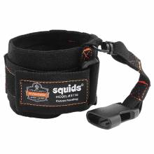 Squids 3116  Black Pull-On Wrist Lanyard with Buckle-3lbs