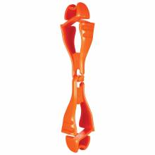 Squids 3400  Orange Glove Clip - Dual Clip Mount