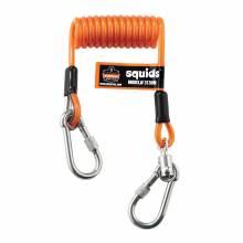 Squids 3130M Standard Orange Coiled Cable Lanyard-5lbs