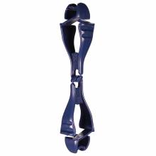 Squids 3400MD  Deep Blue Metal Detectable Glove Clip - Dual Clip Mount
