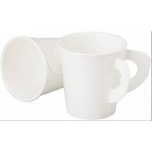 AbilityOne 7350009886498 SKILCRAFT Disposable Paper Cup with Handle - Hot Liquids - 8 oz - 1000 / Box - White - Paper