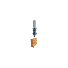 BOSCH 84620M Reverse Curve Ogee & Bead Bit, with bearing