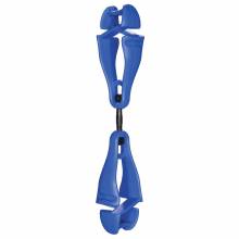 Squids 3420  Blue Swiveling Glove Clip Holder - Dual Clips