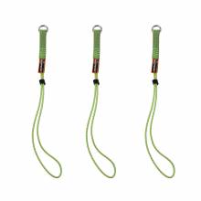 Squids 3703 Extended Lime Elastic Loop Tool Tails Ext - 15lbs 3-pack