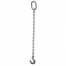 Acco Chain 9321GG5 9/32 Single Leg Chain Sling With Grab Hooks 5'